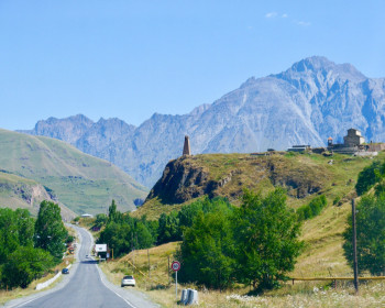 Военно-Грузинская дорога гора Казбек